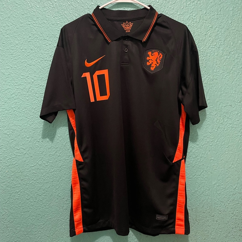 Netherlands Away Jersey 2020 euro #10 Memphis Depay L